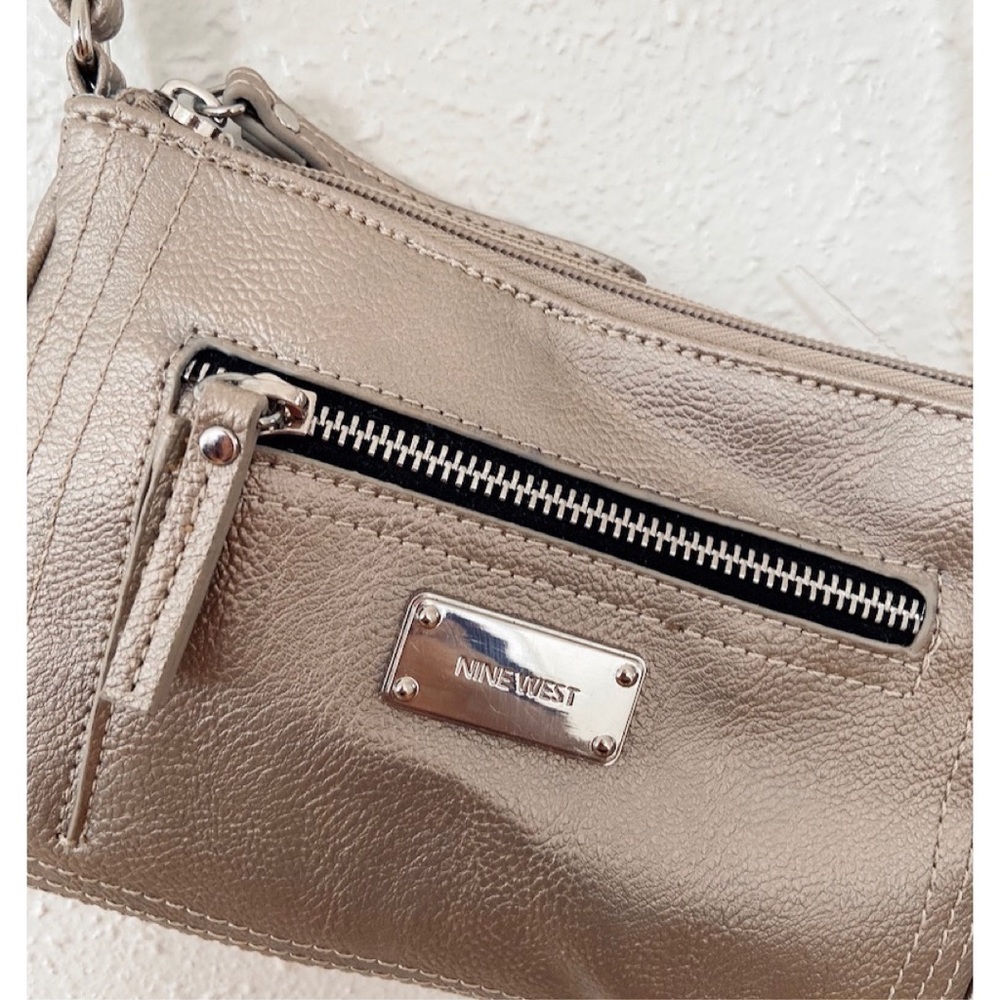 BRAND NEW Nine West Silver Crossbody Purse